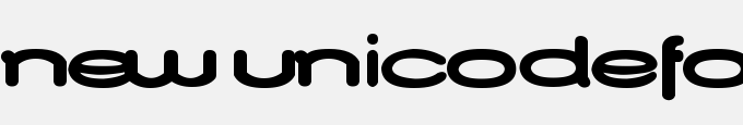 New Unicode Font
